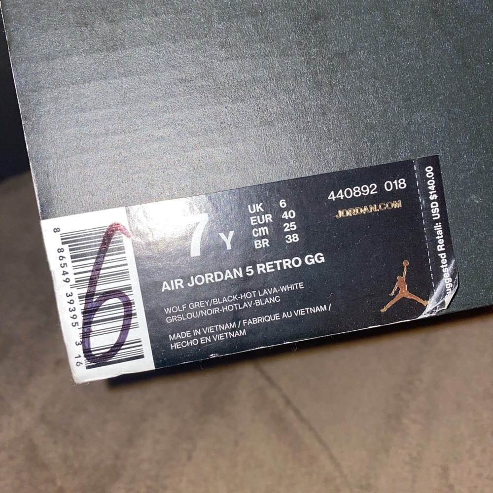 Jordan retro 5